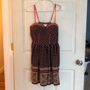 Black pattern dress